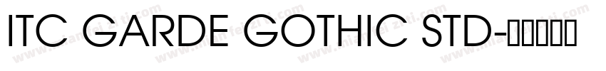 ITC GARDE GOTHIC STD字体转换